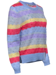 Current Boutique-Baum Und Pferdgarten - Multicolor Stripe Mohair Blend Sweater Sz MS