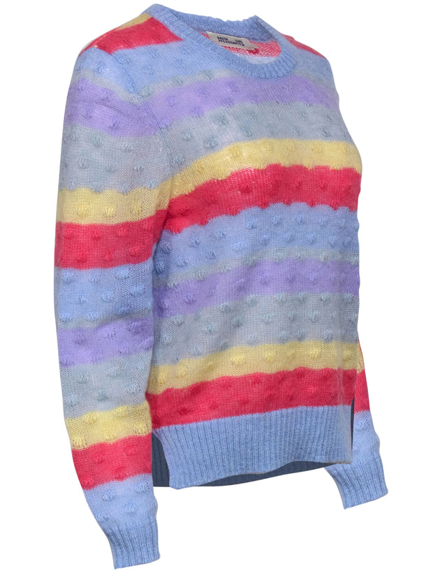 Current Boutique-Baum Und Pferdgarten - Multicolor Stripe Mohair Blend Sweater Sz MS