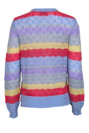 Current Boutique-Baum Und Pferdgarten - Multicolor Stripe Mohair Blend Sweater Sz MS