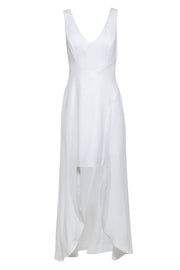 Current Boutique-BCBG Max Azria - Ivory Sleeveless High Low Maxi Dress Sz 2