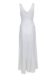 Current Boutique-BCBG Max Azria - Ivory Sleeveless High Low Maxi Dress Sz 2
