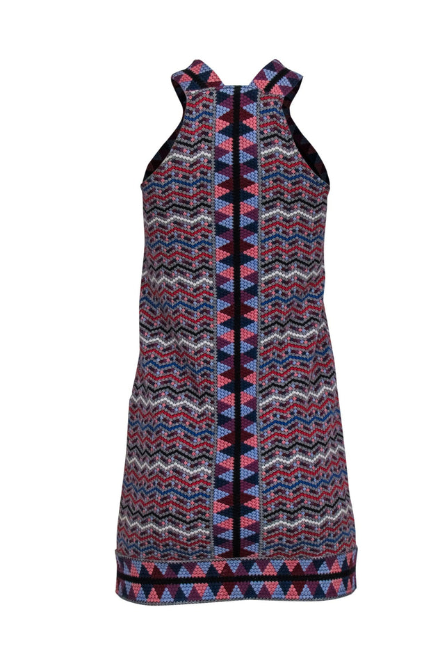 Current Boutique-BCBG Max Azria - Multi Colored Mosaic Patterned Mini Dress Sz XXS