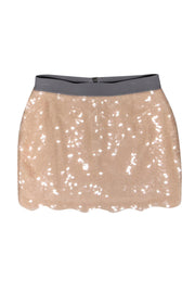 Current Boutique-BCBG Max Azria - Light Pink Sequin "Michaela" Miniskirt Sz XS