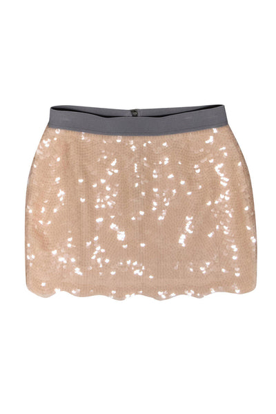 Current Boutique-BCBG Max Azria - Light Pink Sequin "Michaela" Miniskirt Sz XS