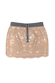 Current Boutique-BCBG Max Azria - Light Pink Sequin "Michaela" Miniskirt Sz XS