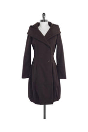 Current Boutique-Biella Collezioni - Chocolate Brown Coat Sz S