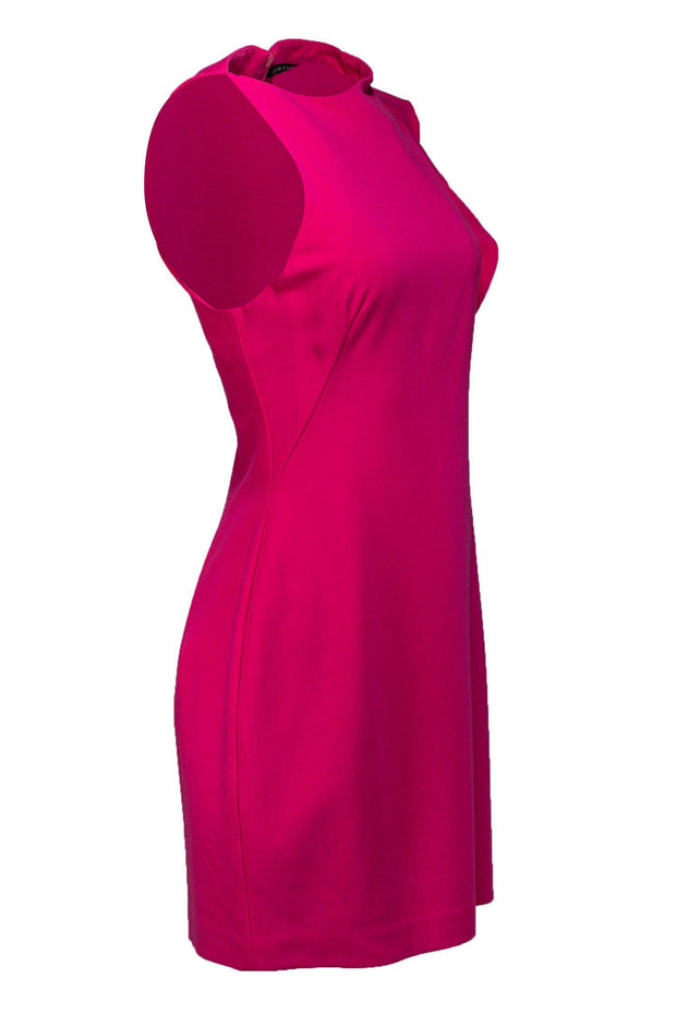 Current Boutique-Black Halo - Pink Ruffle Sleeve Dress Sz 10