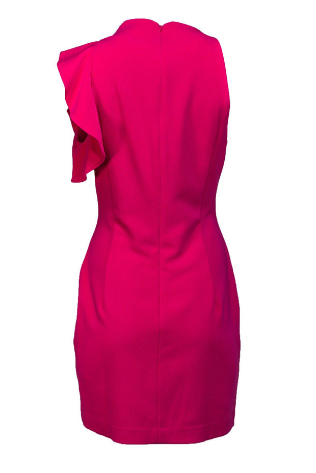 Current Boutique-Black Halo - Pink Ruffle Sleeve Dress Sz 10