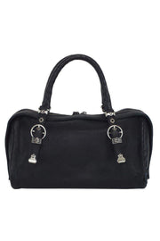 Current Boutique-Bottega Veneta - Black Pebbled Leather Handbag