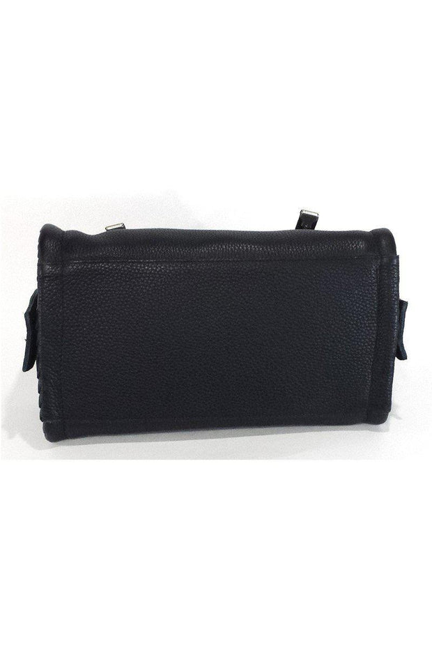 Current Boutique-Bottega Veneta - Black Pebbled Leather Handbag