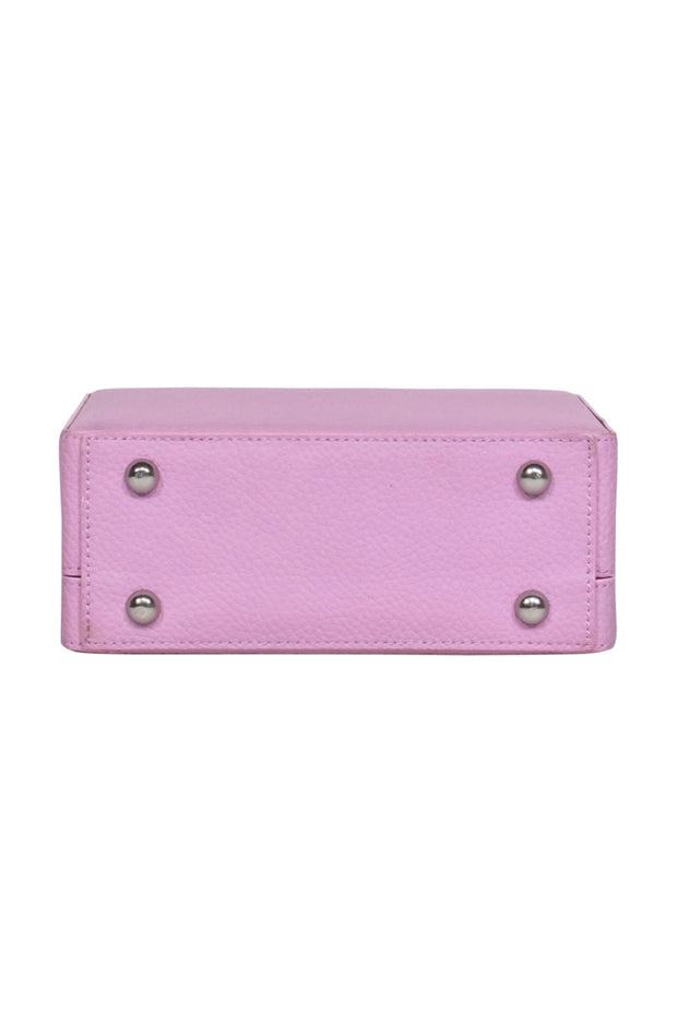 Current Boutique-Brandon Blackwood - Lavender Leather Kendrick Trunk Crossbody Bag
