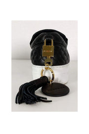Current Boutique-Buscemi - Black Quilted Bow Skate Sneakers Sz 9