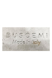 Current Boutique-Buscemi - Black Quilted Bow Skate Sneakers Sz 9