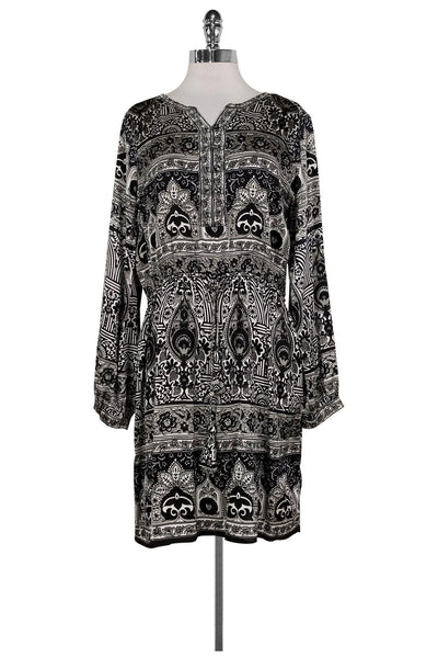 Current Boutique-Calypso - Floral Print Talori Silk Dress Sz S