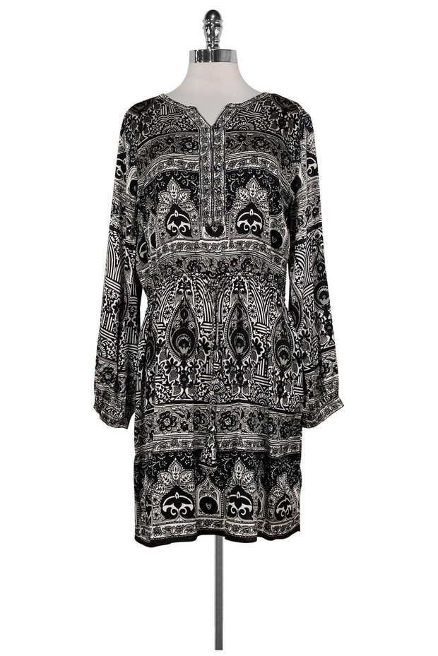 Current Boutique-Calypso - Floral Print Talori Silk Dress Sz S