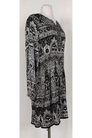 Current Boutique-Calypso - Floral Print Talori Silk Dress Sz S
