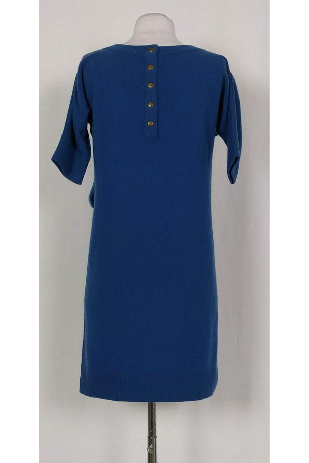 Current Boutique-Calypso - Blue Cashmere Dress Sz S