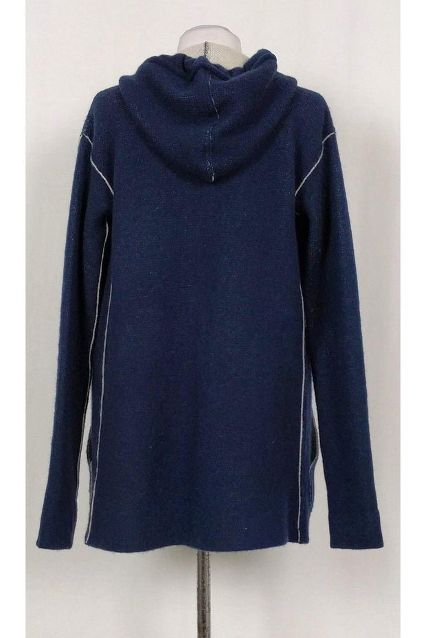 Current Boutique-Calypso - Blue Cashmere Kuyari Hoodie Sz XS