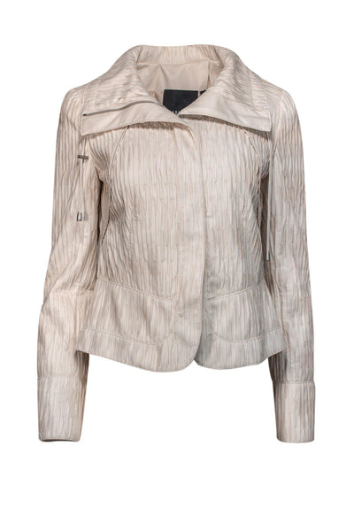 Current Boutique-Carlisle - Wrinkle Texture Leather Jacket Sz 4