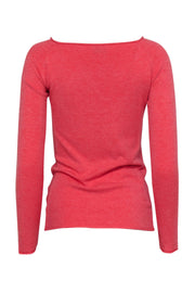 Current Boutique-Casini - Coral Boat Neck Sweater Sz S