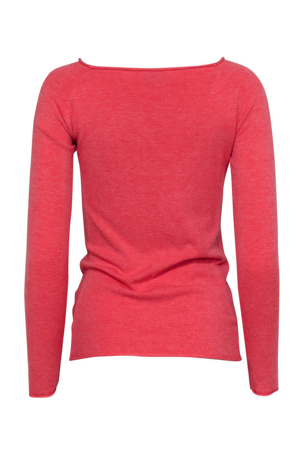 Current Boutique-Casini - Coral Boat Neck Sweater Sz S