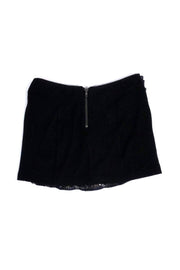 Current Boutique-Catherine Malandrino - Black Sequin Miniskirt Sz 8