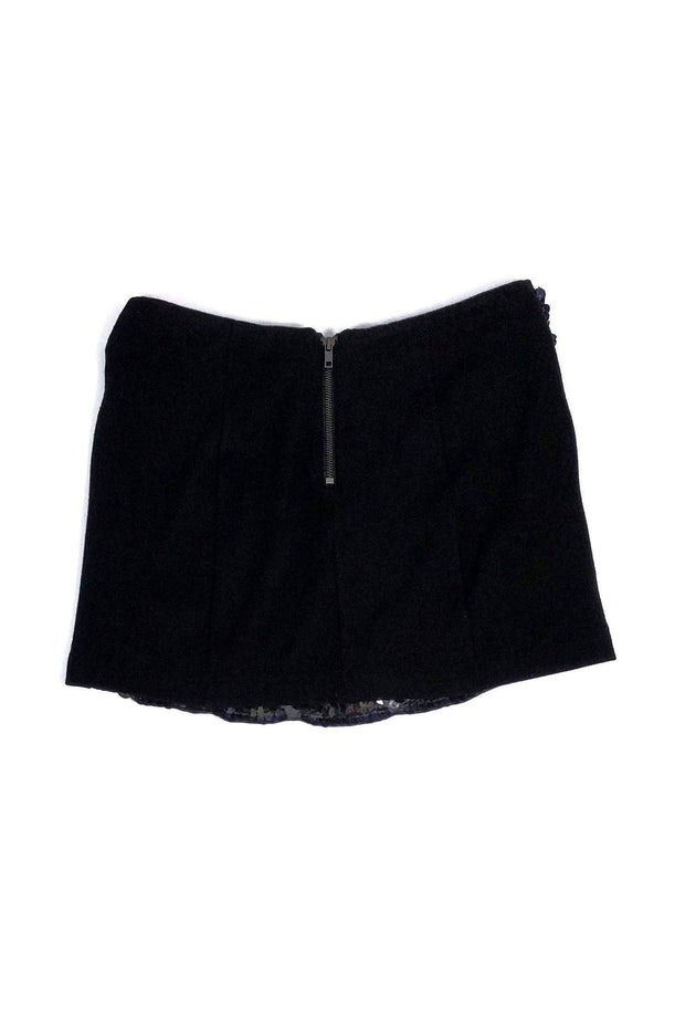 Current Boutique-Catherine Malandrino - Black Sequin Miniskirt Sz 8