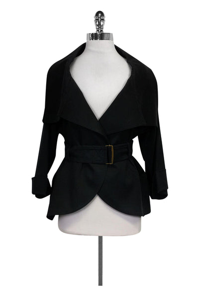 Current Boutique-Charles Chang-Lima - Black Belted Jacket Sz 8