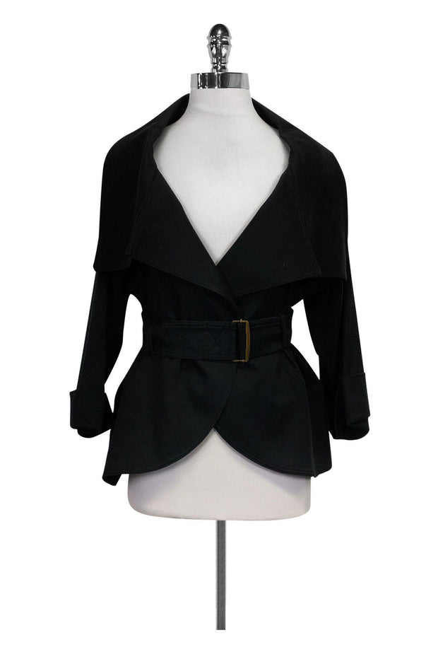 Current Boutique-Charles Chang-Lima - Black Belted Jacket Sz 8