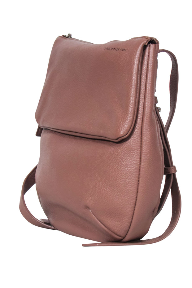 Current Boutique-Christopher Kon - Light Brown Pebbled Leather Backpack