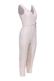 Current Boutique-Club Monaco - Powder Pink Wrap Jumpsuit Sz 0