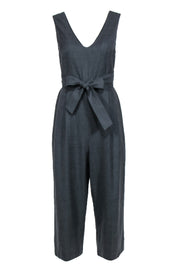 Current Boutique-Club Monaco - Grey Wool Blend Wide Leg Jumpsuit Sz 6