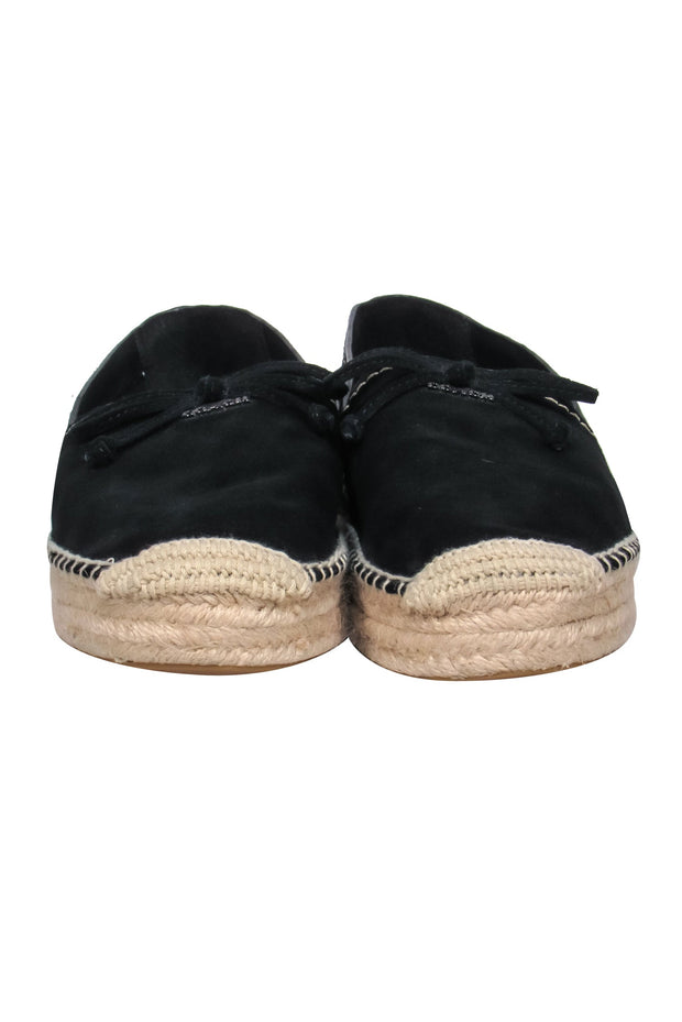 Current Boutique-Coach - Black Suede Espadrilles w/ Bow Sz 9