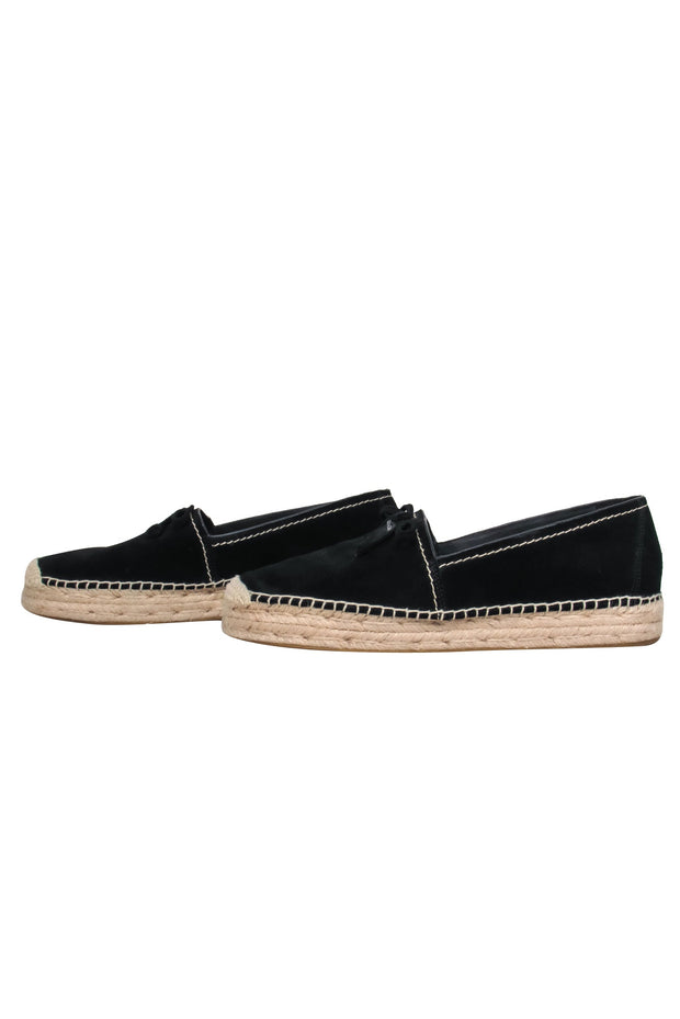 Current Boutique-Coach - Black Suede Espadrilles w/ Bow Sz 9