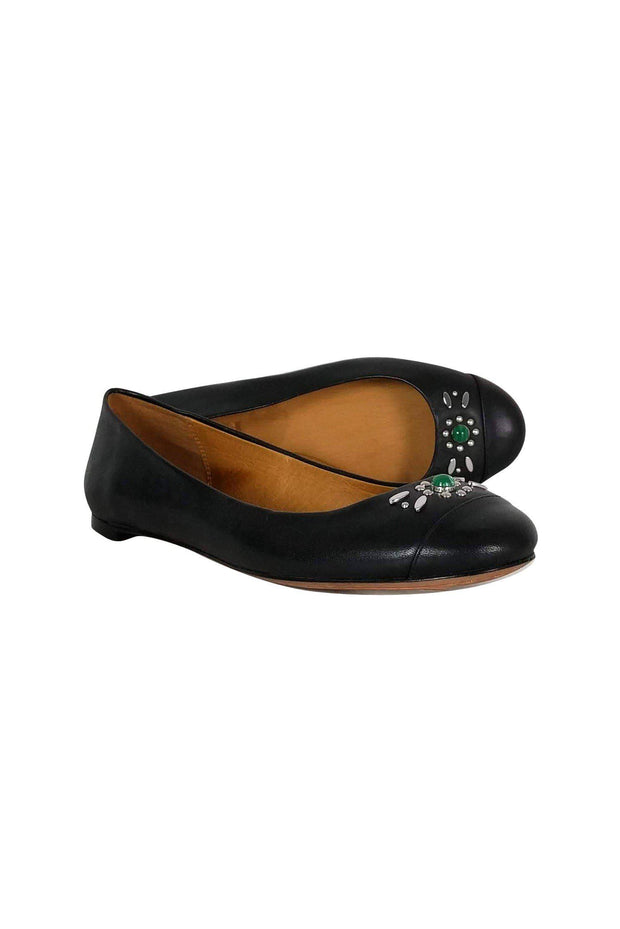 Current Boutique-Coach - Black Leather Farrell Ballet Flats Sz 6