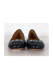 Current Boutique-Coach - Black Leather Farrell Ballet Flats Sz 6