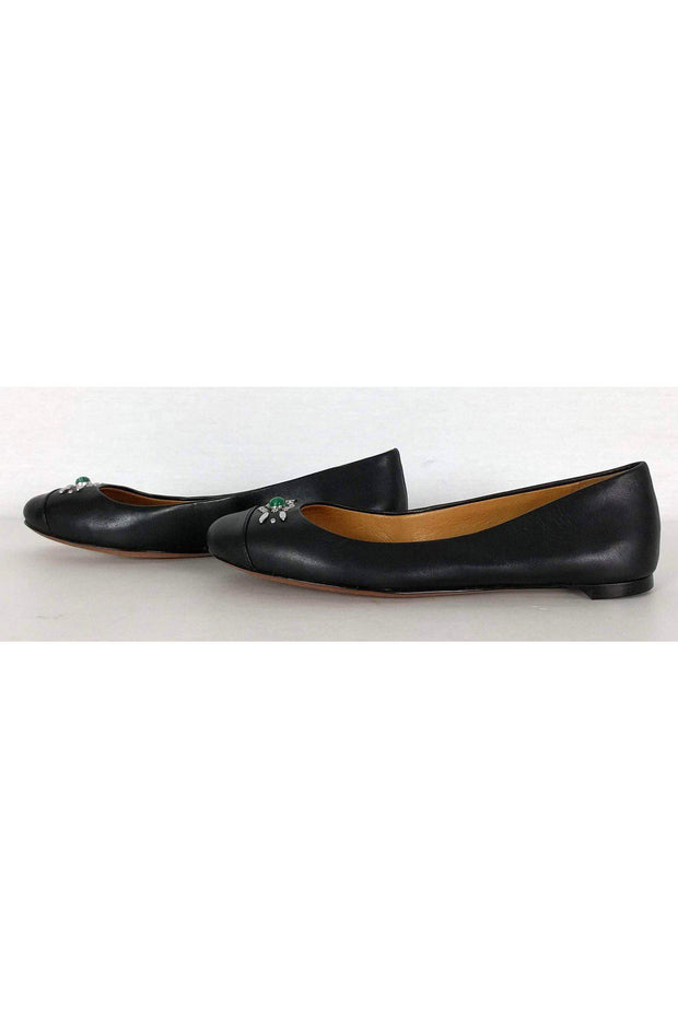 Current Boutique-Coach - Black Leather Farrell Ballet Flats Sz 6