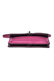 Current Boutique-Coach - Purple Leather Mini Crossbody Wallet