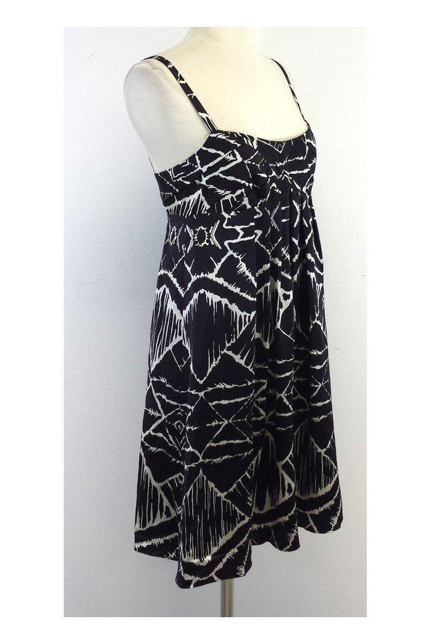 Current Boutique-Cynthia Steffe - Black & White Tribal Print Dress Sz 4