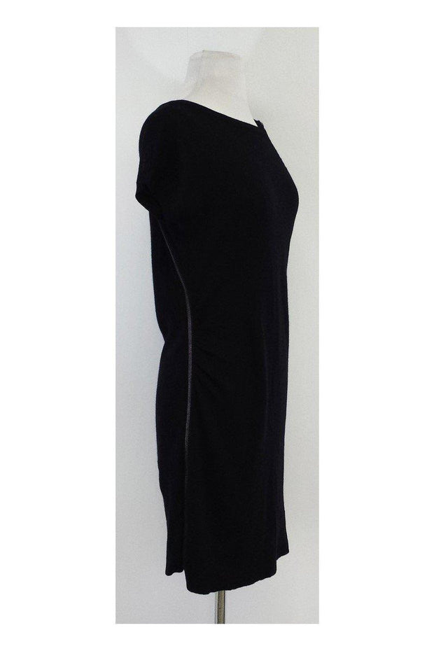 Current Boutique-Cynthia Steffe - Black Wool Short Sleeve Sweater Dress Sz XS