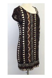 Current Boutique-Diane von Furstenberg - Geo Print Short Sleeve Dress Sz 2