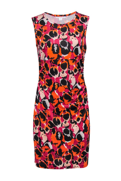 Current Boutique-Diane von Furstenberg - Multicolor Printed Dress Sz 10
