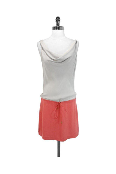 Current Boutique-Diane von Furstenberg - Colorblock Silk Dress Sz 4