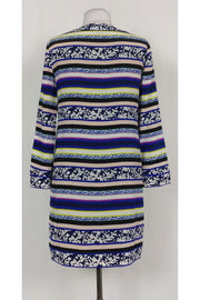 Current Boutique-Diane von Furstenberg - Multicolor Striped Shift Dress Sz 4