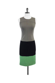 Current Boutique-Diane von Furstenberg - Sleeveless Colorblock Dress Sz 0