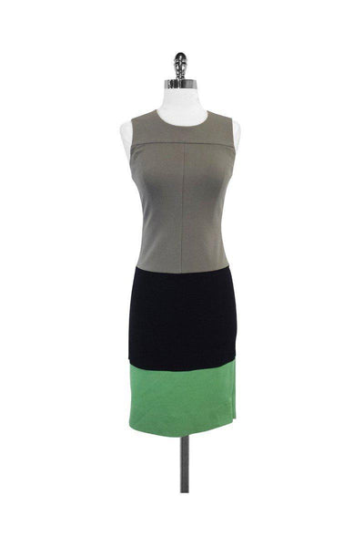Current Boutique-Diane von Furstenberg - Sleeveless Colorblock Dress Sz 0