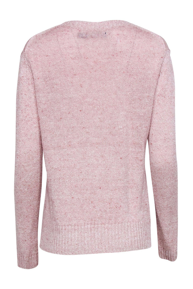 Current Boutique-Doffer Boys - Light Pink Linen Blend Knit Sweater Sz M