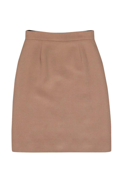 Current Boutique-Dolce & Gabbana - Tan Wool Pencil Skirt Sz 6