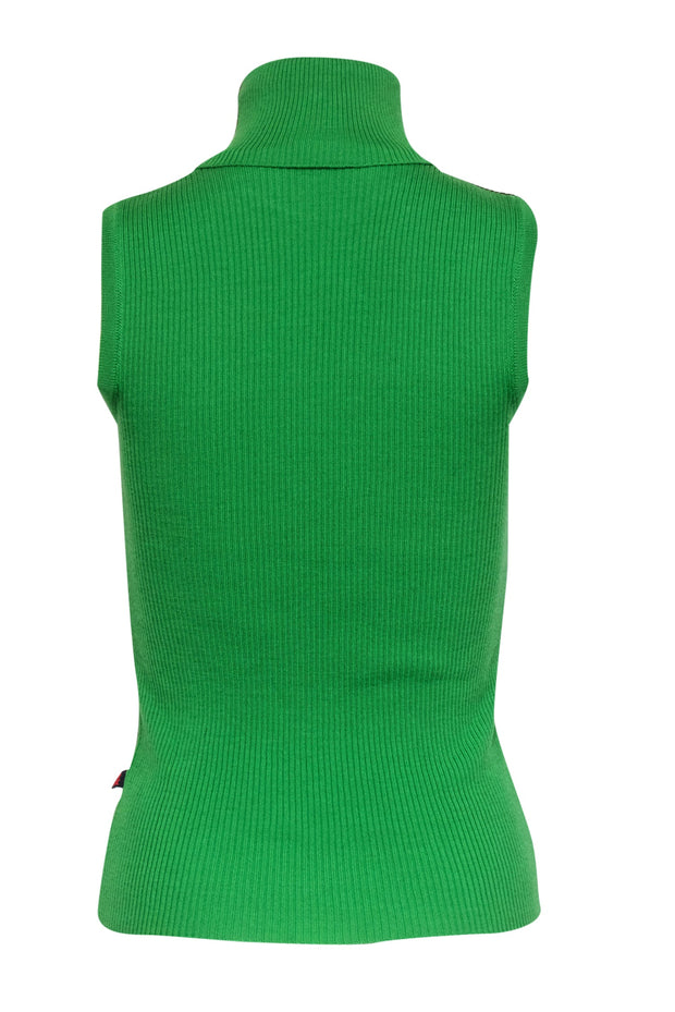 Current Boutique-Dolce & Gabbana - Purple & Green Sleeveless Turtleneck Sweater Sz 4
