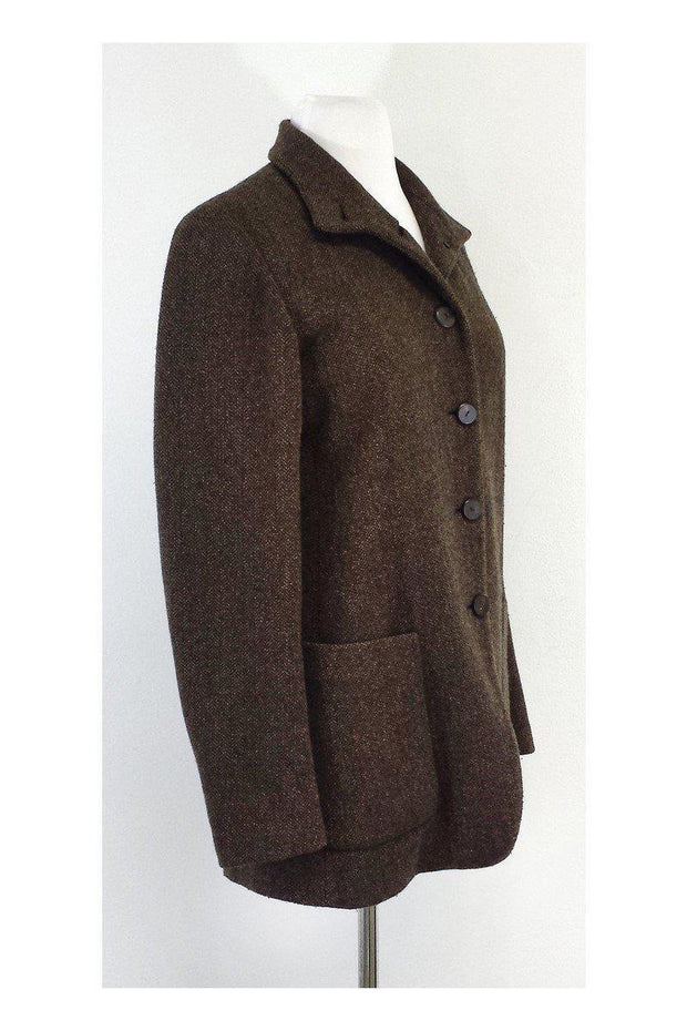 Current Boutique-Donna Karan - Brown Wool Jacket Sz 4